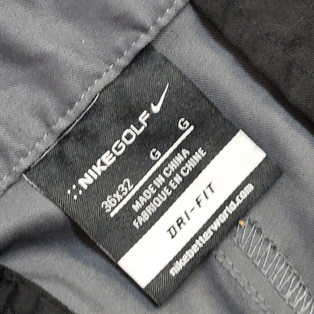 Nike Golf Y2k Vintage Grey Active Wear Straight Trousers Uk Men's XL W36 L32