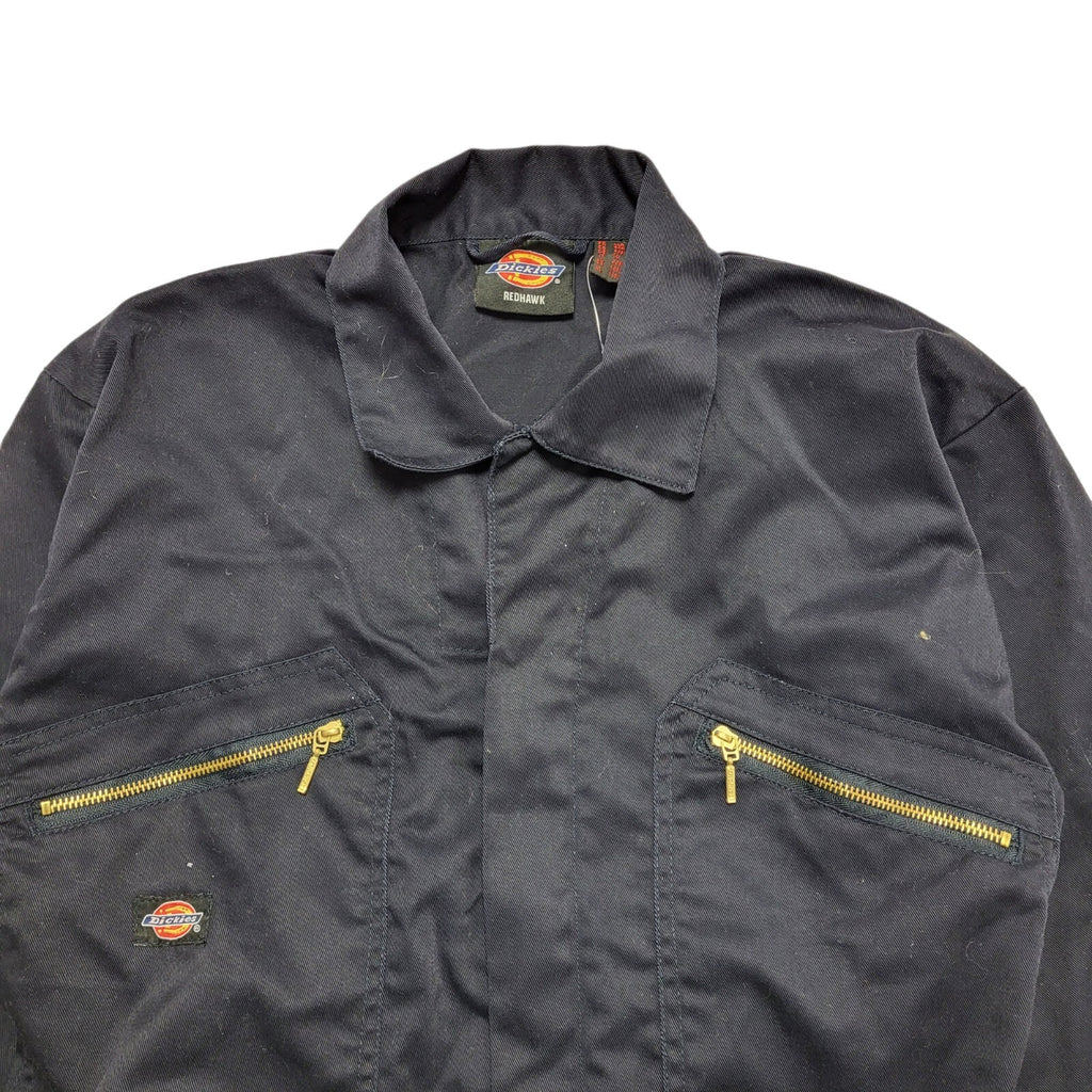 Dickies Navy Blue Long Sleeve Work Jumpsuit Uk Men's Size 3XL W40 L22.5