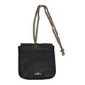 Urban Code Black Clasp Leather Micro Hand Bag Uk Women's Size 5.5" x 5"