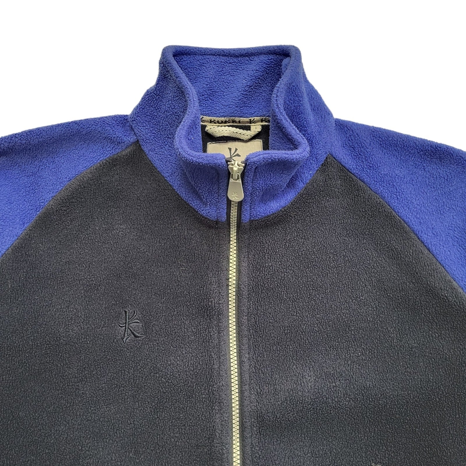Kukri Vintage 80's Blue Full Zip Fleece Jacket Womens UK Size 12