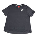 Nike T-Shirt 90s Vintage Grey Round Cropped Neck  Uk Women's Size XL