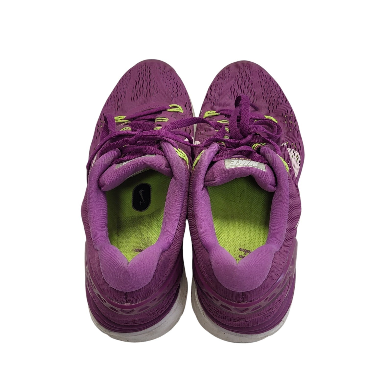 Nike Lunarglide Purple Lace-up Sports Casual Trainers Uk Women's Size 6