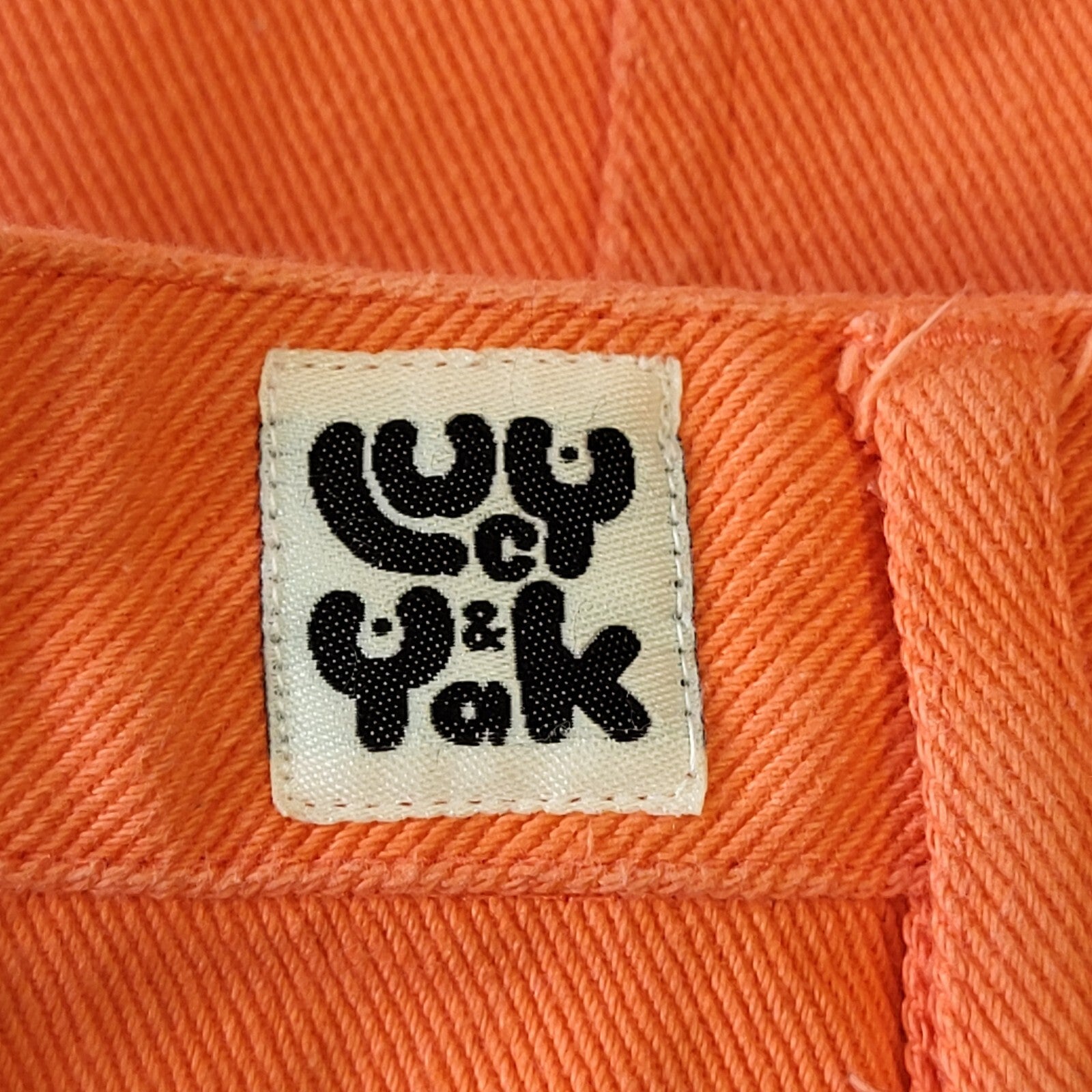 Lucy & Yak Y2K Vintage Pink Denim Skirt Women's Size 6 W24