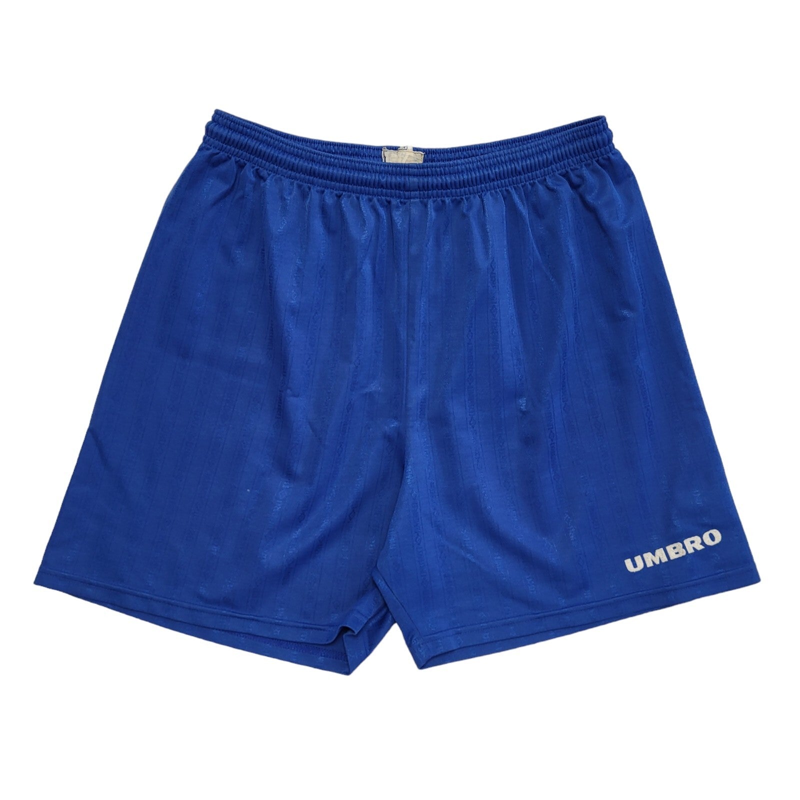 Umbro Vintage 90's Blue Sport Shorts No Pockets Uk Men's Size M W32
