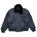 80s Vintage Navy Blue Zipped Jacket Uk Men's Size XL