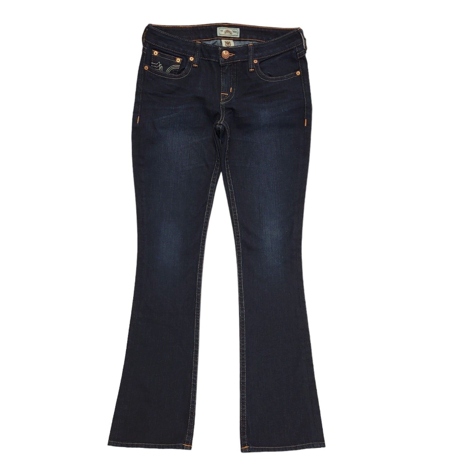 PRVCY Vintage 90s Dark Blue Bootcut Denim Jeans Women's Size 10 W29 L34