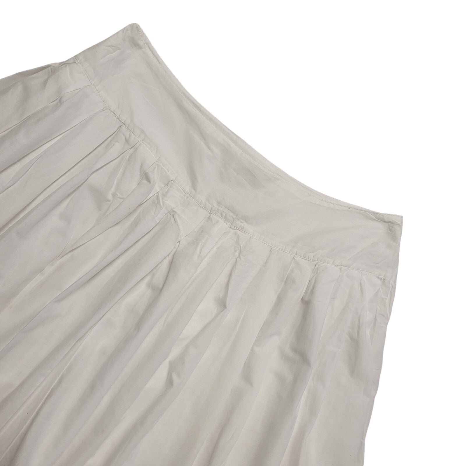 St John's Bay Vintage 90's White Short Pleated Skirt Uk Women's Size 12 W30