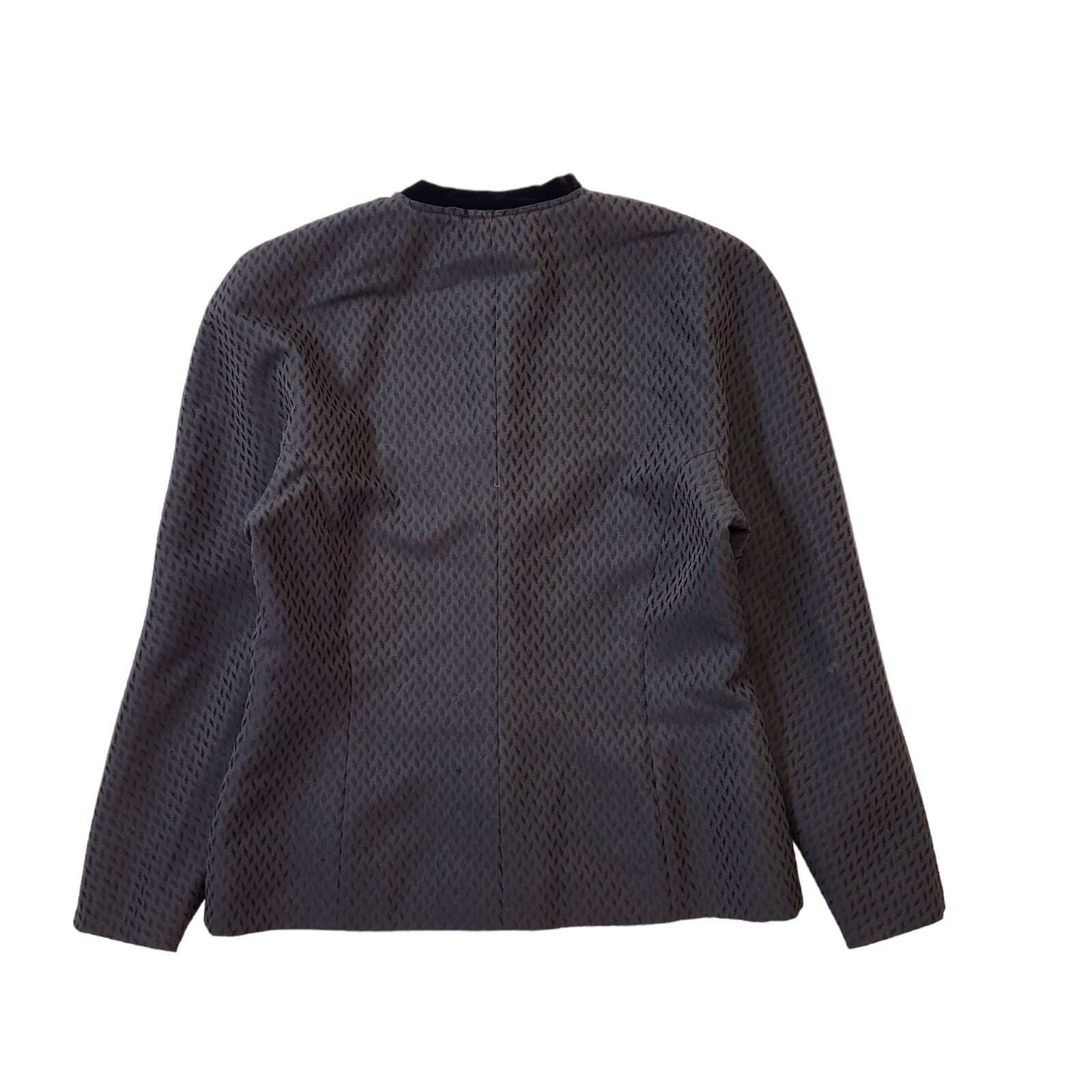 Cortty 60s Vintage Brown & Black Button Up Jacket Women's Size 16