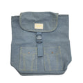 Jean Paul Gaultier Light Blue Denim Look Back 14" x 15"