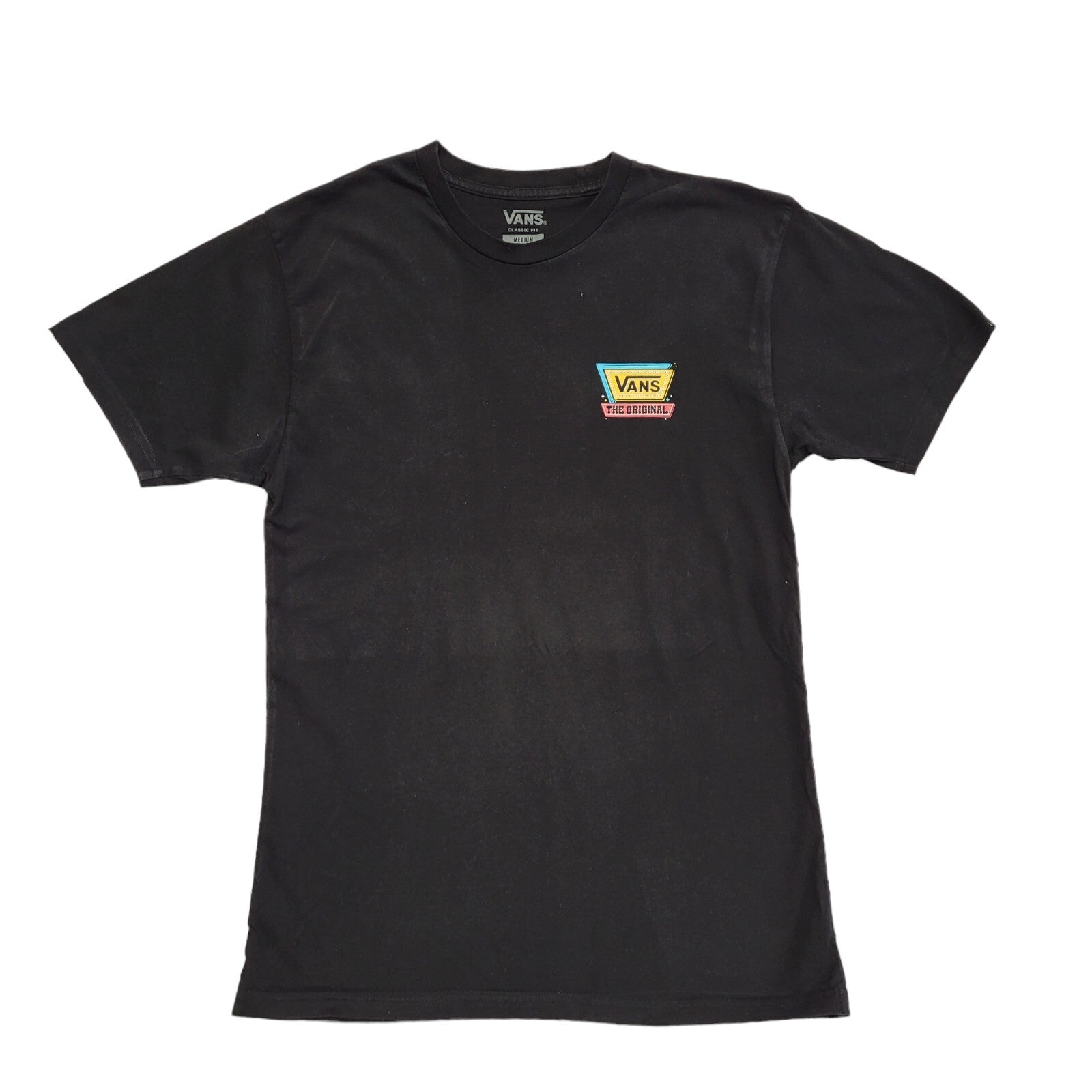Vans Vintage Y2k Black Classic Fit T-Shirt Uk Men's Size M