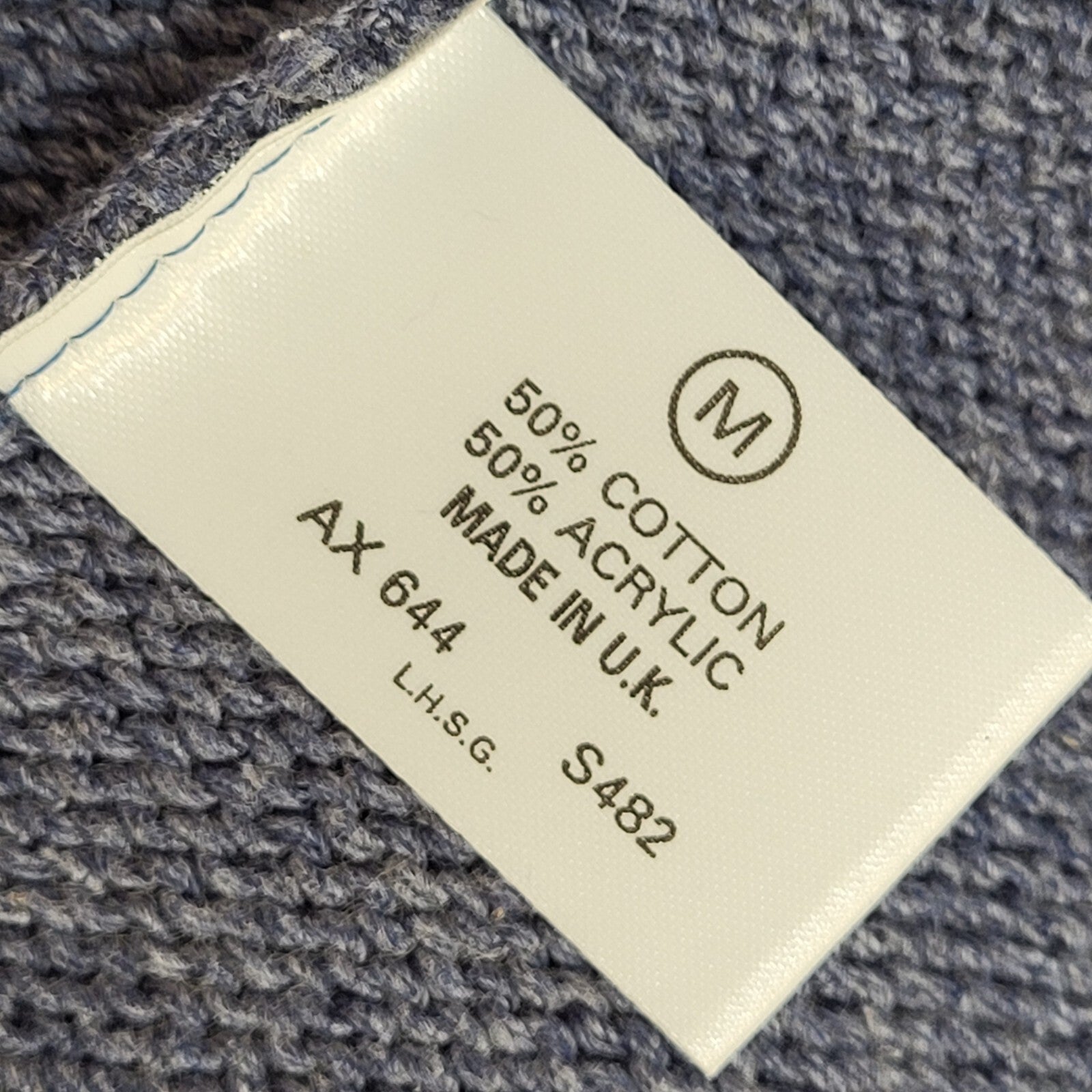 Stone River Classics 90's Blue Round Neck Jumper UK Women's Size M