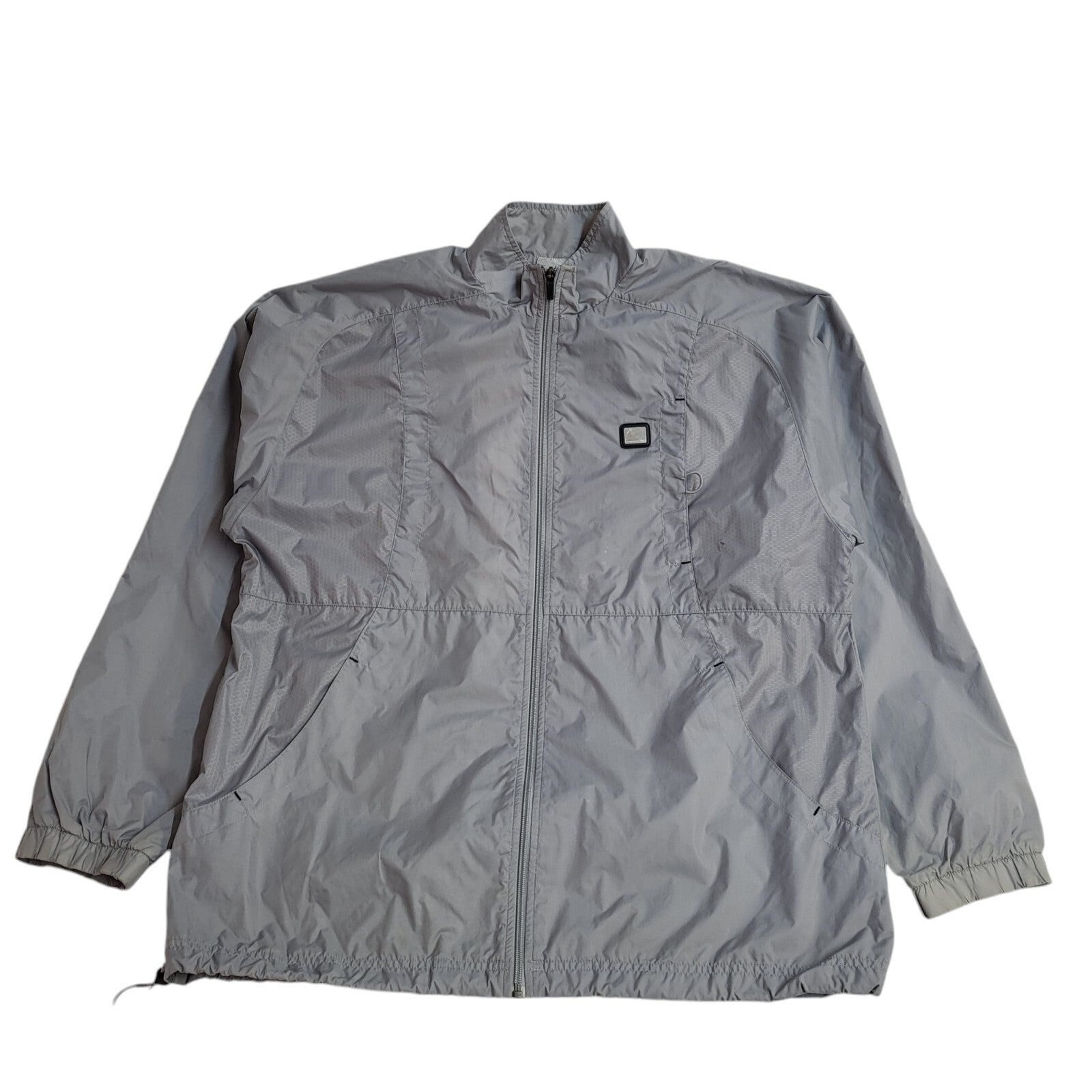 Nike Grey Full Zip Vintage 80's Sports Jacket UK Men's Size L