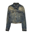 Diesel Blue 90s Vintage Button Denim Jacket Uk Women's Size Small