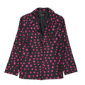 Dana Buchman Vintage 80's Black Pink Box Open Blazer Jacket Women's UK Size 10