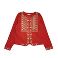Coconut 90s Vintage Red Open Front Jacket Uk Women's Size Large