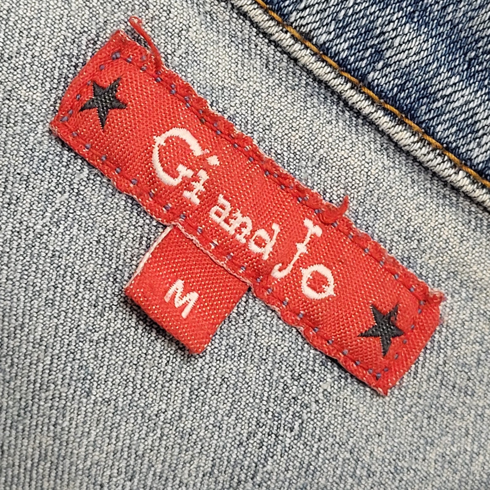 Gi & Jo Blue 90s Vintage Button Denim Jacket Uk Women's Size Medium
