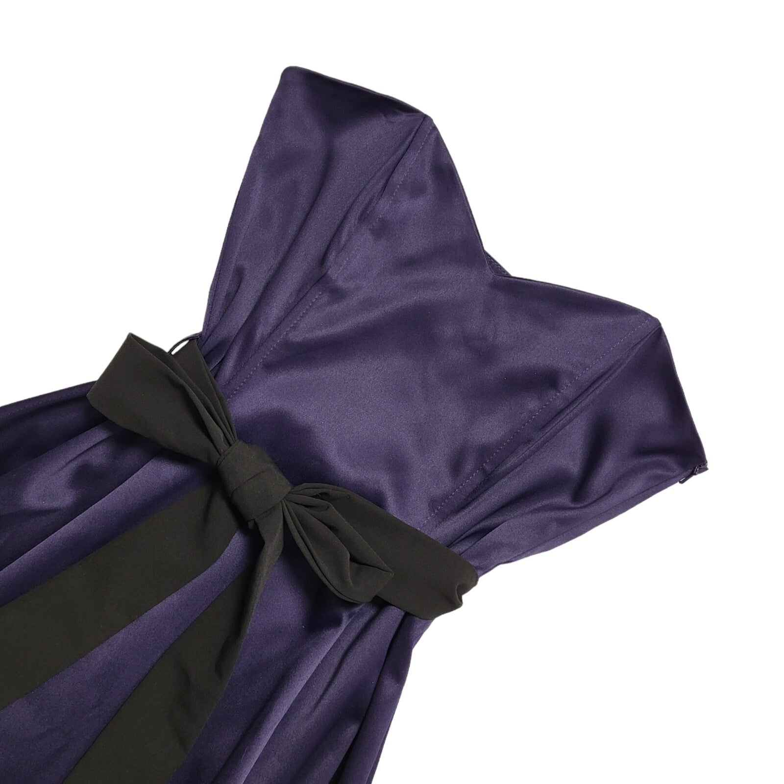 West One Vintage 90s Purple Sweetheart Evening Dress Uk Women's Size 10 W28