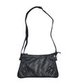 Taurus Black Leather Small Shoulder Bag Uk Women's Size  11.5" x 6.5"