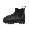 Kickers Black Slip-On Leather Boots Uk Women's 7 EU 41 Bnwob