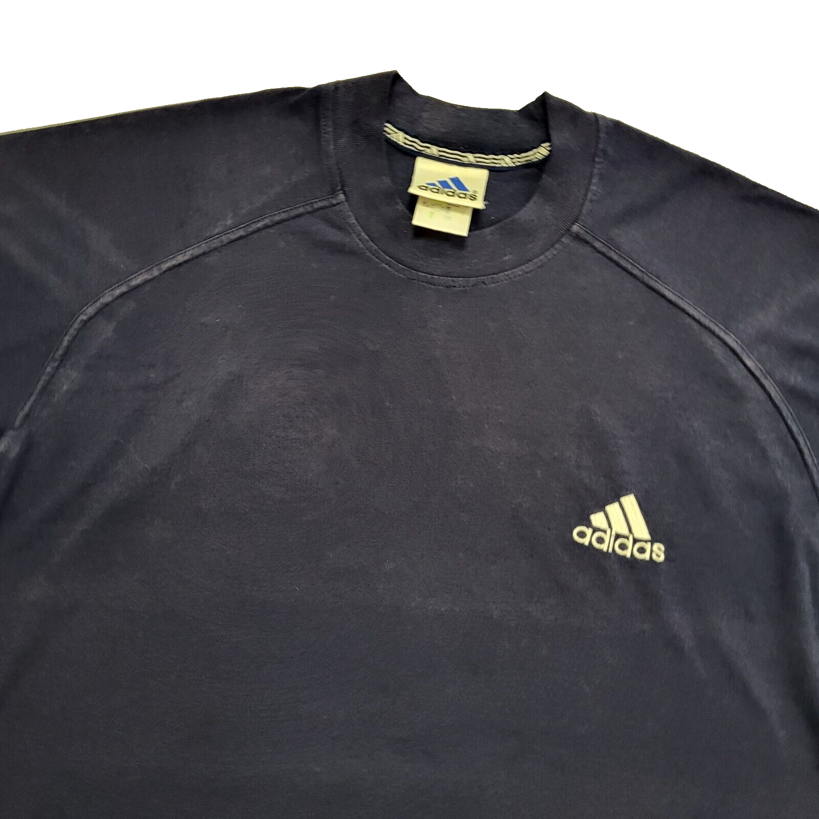 Adidas Vintage 90's Blue Sports Short Sleeve T-Shirt Mens Size XL