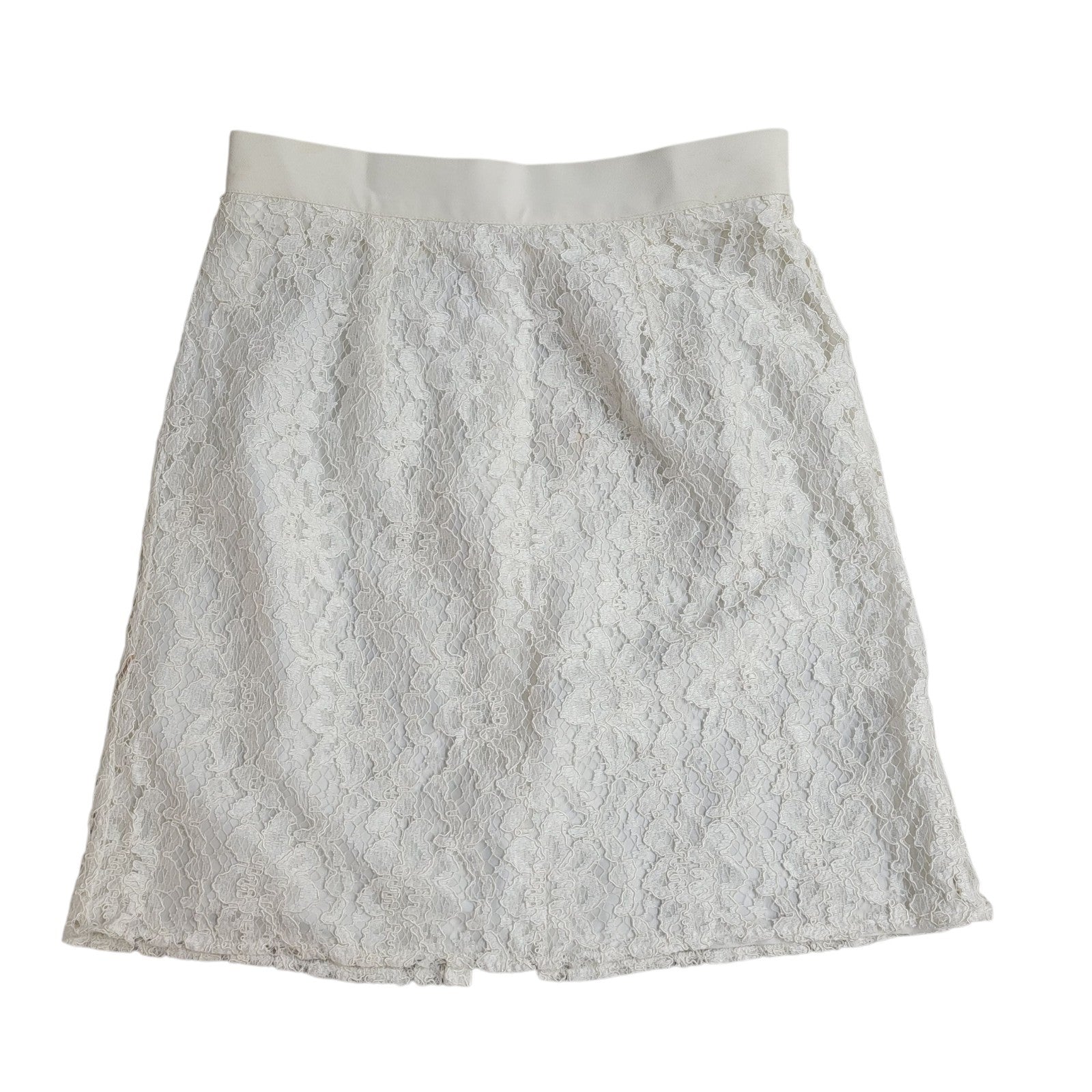 Tesco 70s Skirt Pencil Lace Women's SizeM 10 W28