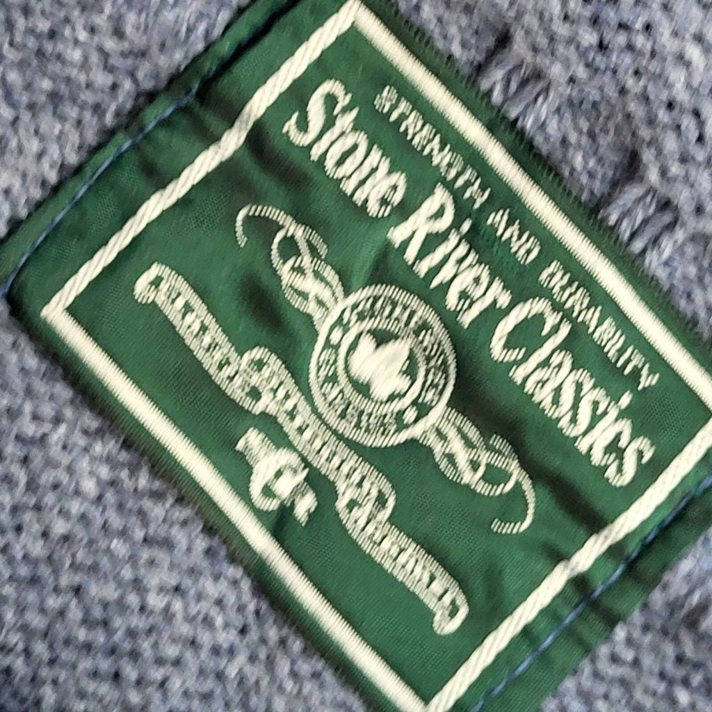 Stone River Classics 90's Blue Round Neck Jumper UK Women's Size M