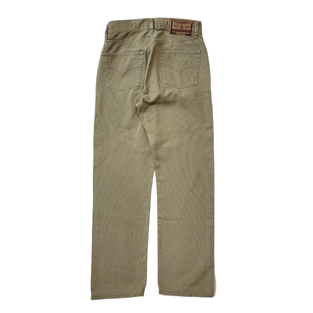 Diesel Y2k Vintage Beige Straight Denim Jeans Men's Size M W32 L32