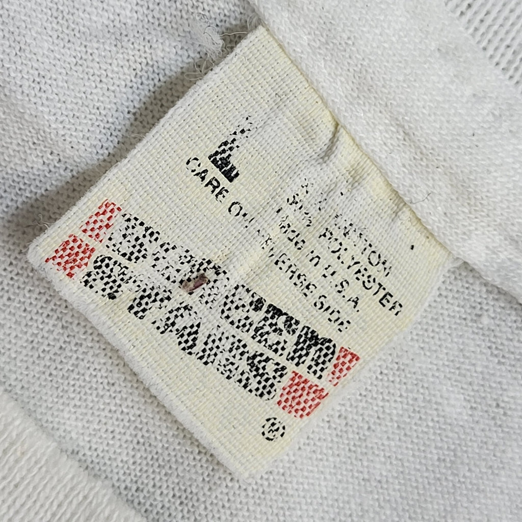 Screen Stars 90's White Sunshine Charity Run Single Stitch T-Shirt Men's L