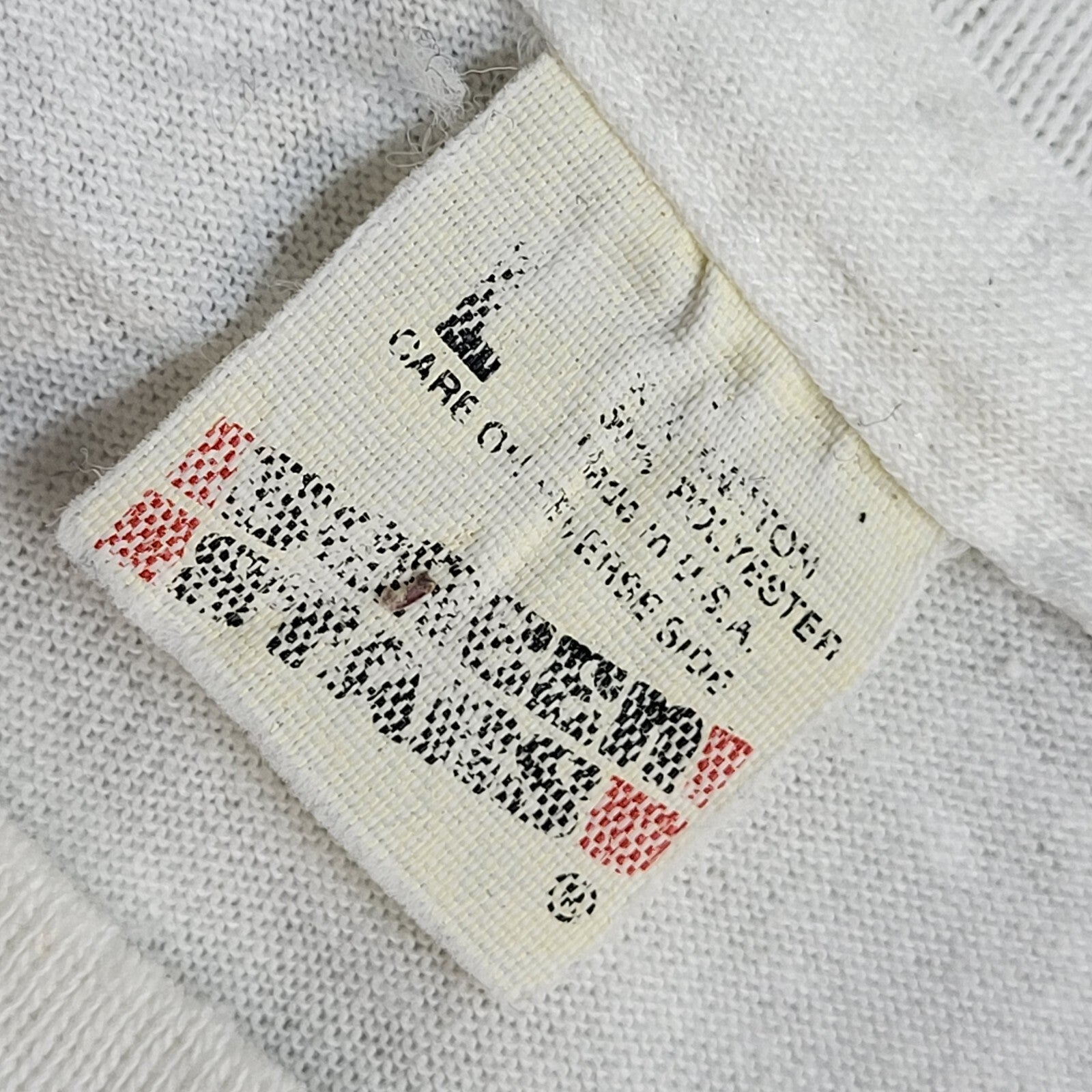 Screen Stars 90's White Sunshine Charity Run Single Stitch T-Shirt Men's L
