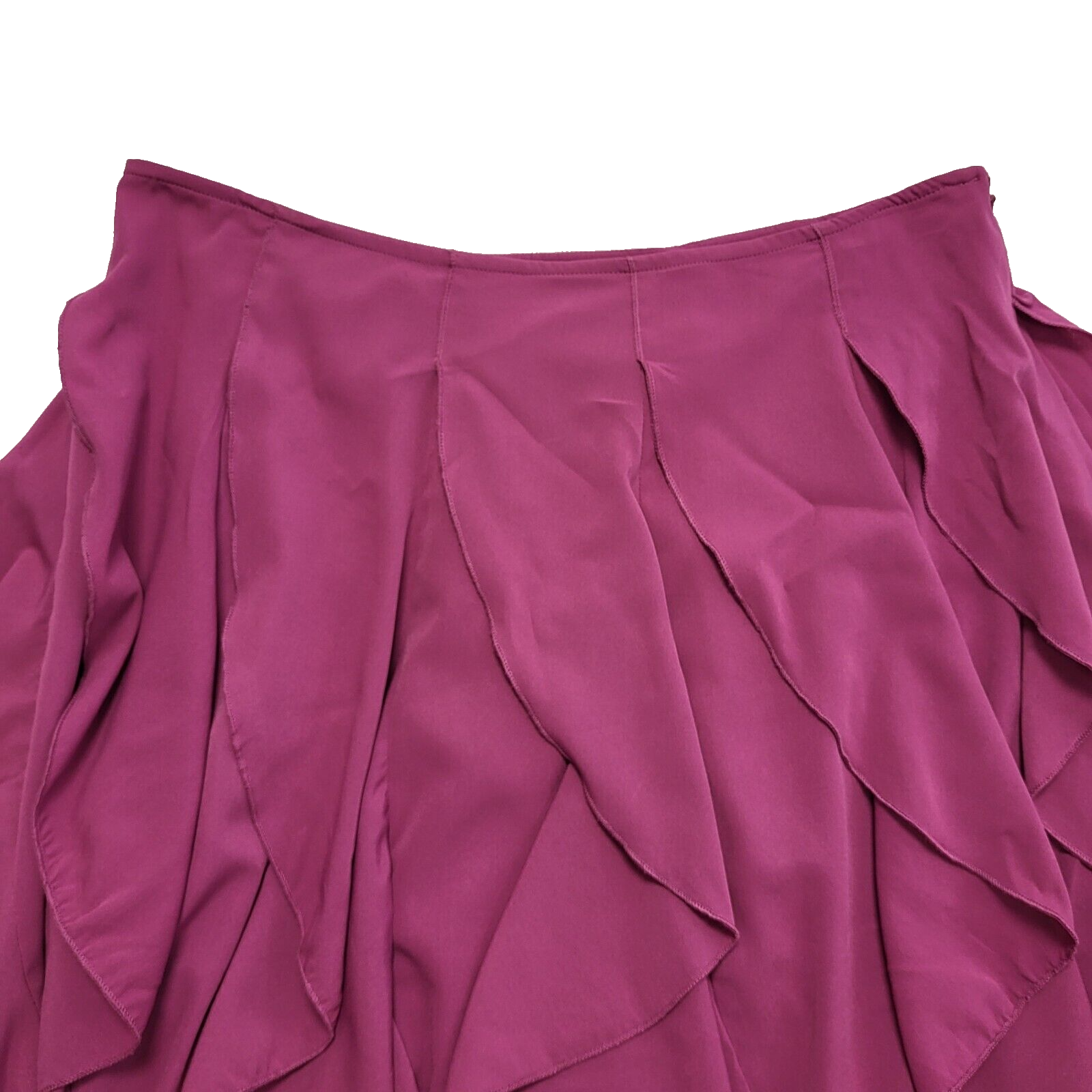 Lucky & CoCo Vintage 90's Purple Ruffle Midi Skirt Womens UK XL W32