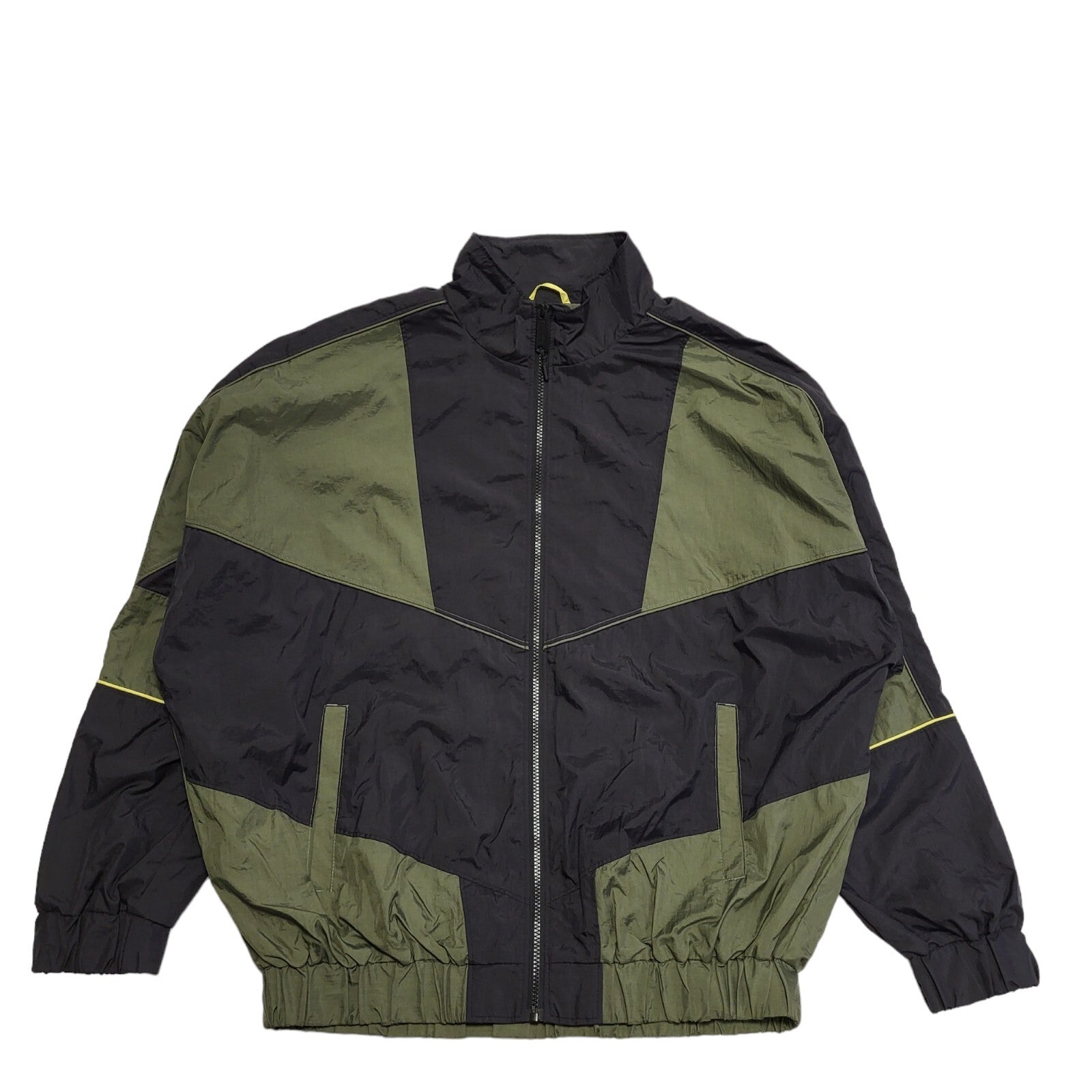 Superdry Green Black Zipped Jacket Uk Women's Size 12