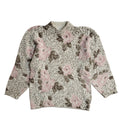 Colter Bay Vintage 90's Beige & Pink Round Neck Jumper UK Women's Size M