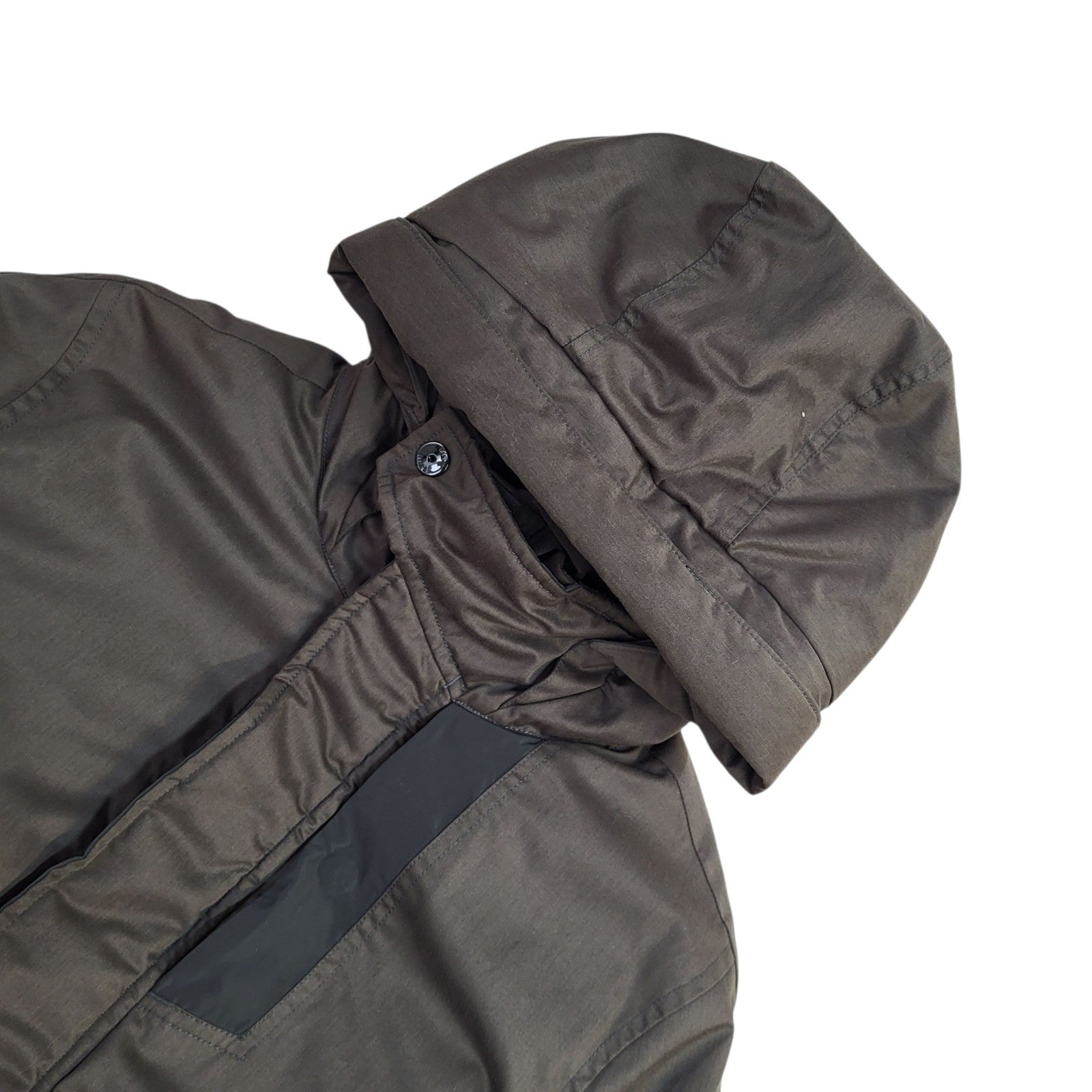 G-Star Raw Green Zip & Snap Hooded Y2K Jacket UK Men's Size M