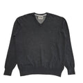 Wrangler Vintage 90's Grey Wool Blend V-Neck Jumper Men's Size Large