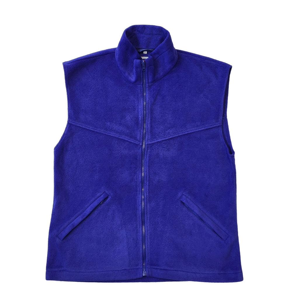 Climate 380 Blue High Neck Full Zip Gilet Fleece Men's Size M