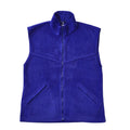 Climate 380 Blue High Neck Full Zip Gilet Fleece Men's Size M
