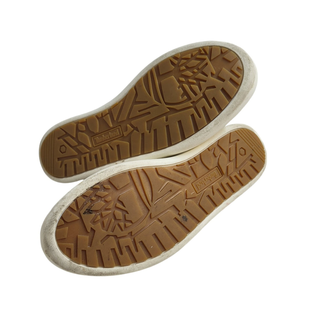 Timberland Beige Slip-Up Leather Shoes Uk Women's Size 4