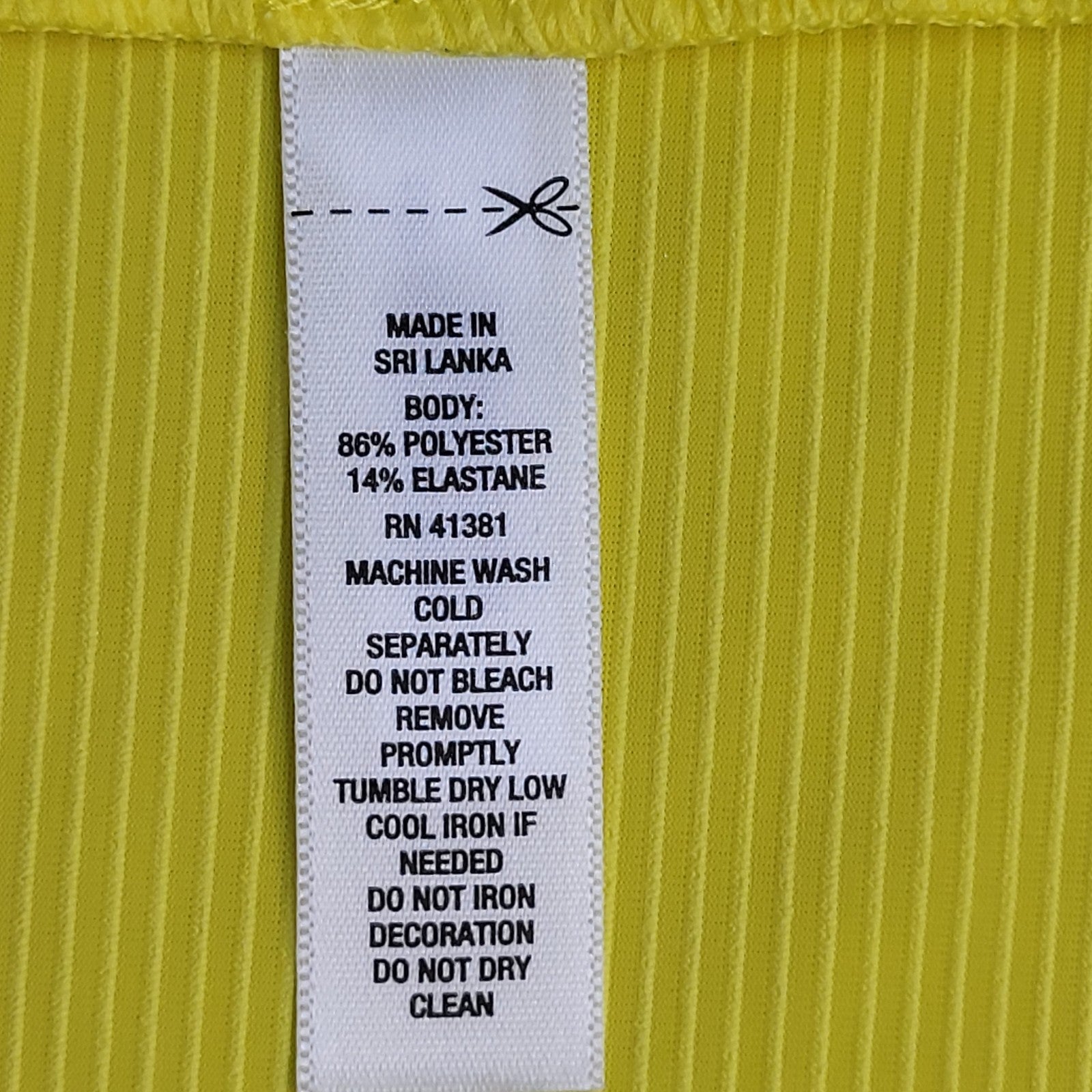 Ralph Lauren Polo T-Shirt 90s Vintage Yellow BNWT Women's UK Size S 8