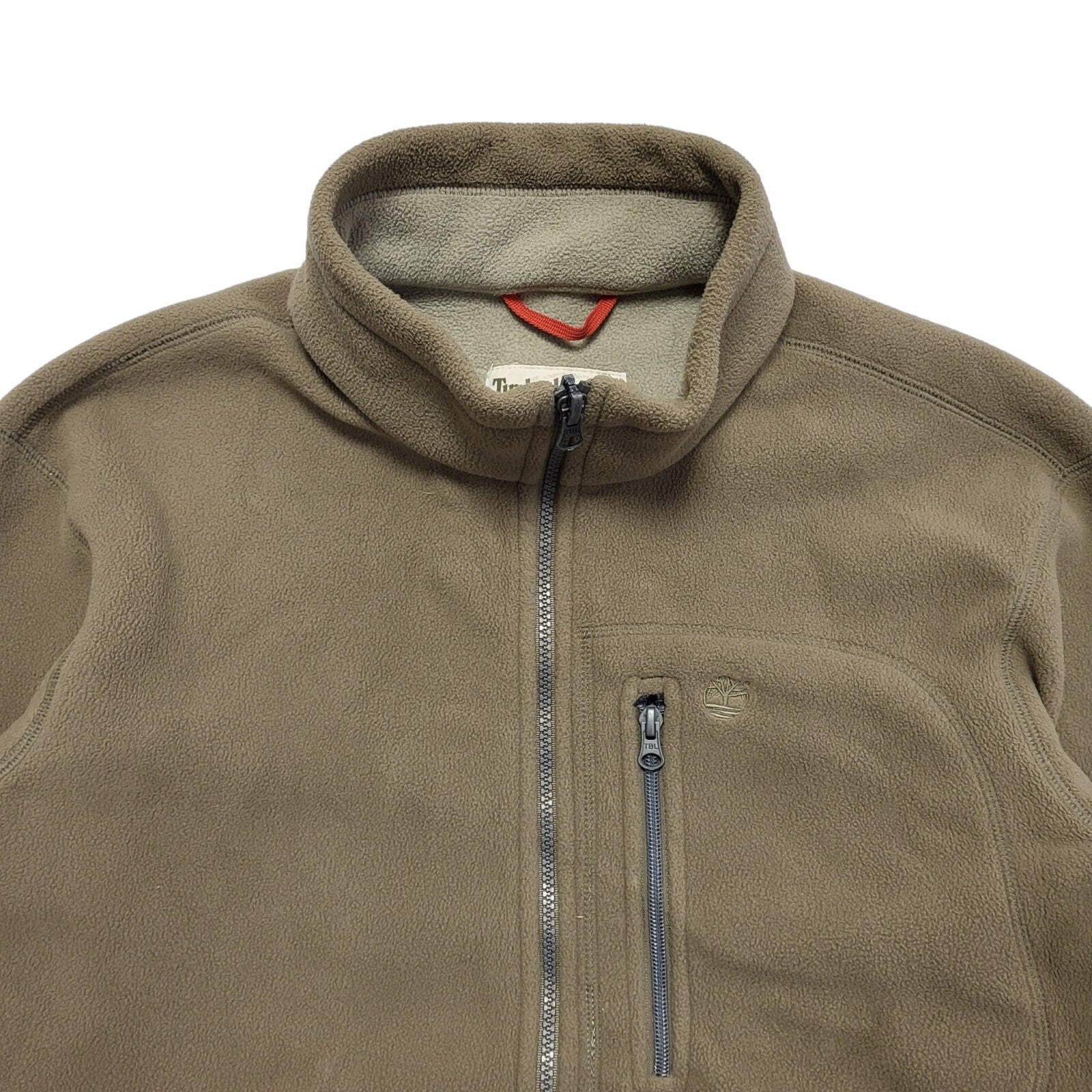 Timberland Performance Khaki Hiking Fleece Jacket Uk Men's Size Small