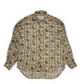 Lemon Vintage 90's Brown Floral Long Sleeve Shirt Mens UK L