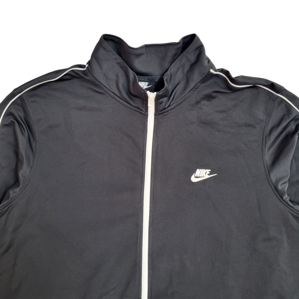Nike Black Full Zip Sports Modern Tracksuit Top Jacket UK Men's Size XXL