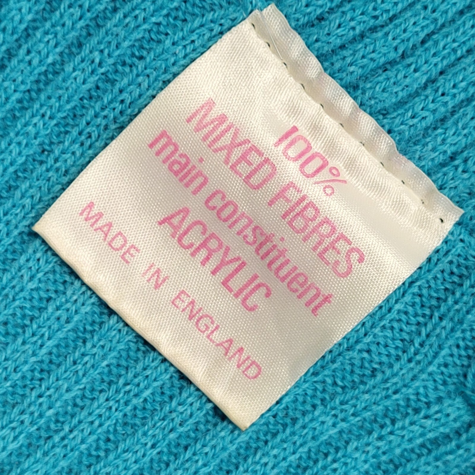 Vintage 70's Blue Ribbed T-Shirt Short Sleeve Womens Size XS