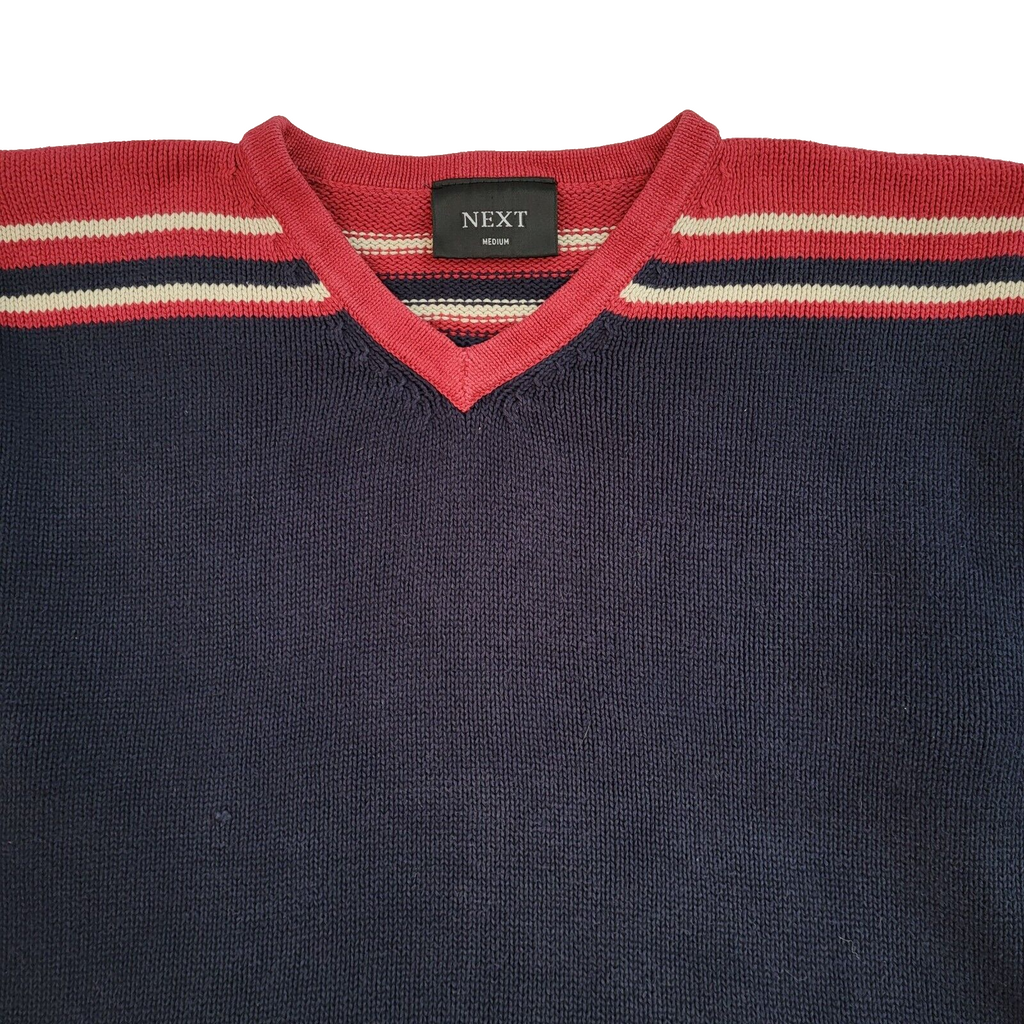 Next Vintage 90's Blue & Red Jumper UK Men's Size Medium