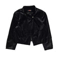 DU 90s Vintage Black Button Dress Jacket Uk Women's Size 20