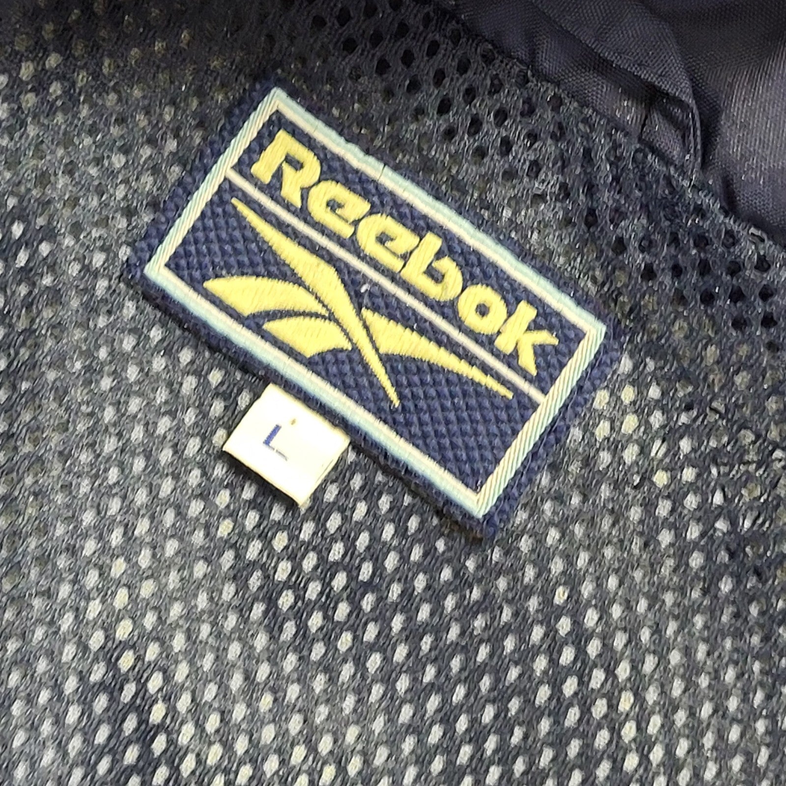 Reebok 90s Vintage Navy Blue Over-sized Sports Jacket Men's Size Large