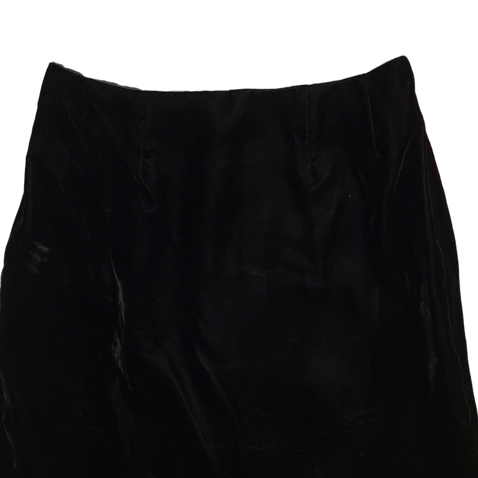 Bill Levkoff Vintage 90's Black Velvet Skirt Uk Women's Size 10 Bnwt W28