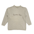 The Sweatershop Vintage 90's Beige Round Neck Jumper Mens UK L/XL