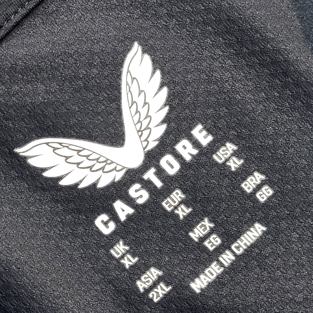 Castore 90s Blue Racing Short Sleeve Sports Polo Shirt Men's Size XL