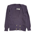 Hamells 80s Vintage Purple Acrylic Cardigan Uk Women's Size 14
