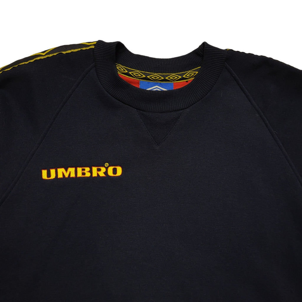 Unbro Pro Training Navy Blue Vintage 90s Sweatshirt Uk Men's Size XL